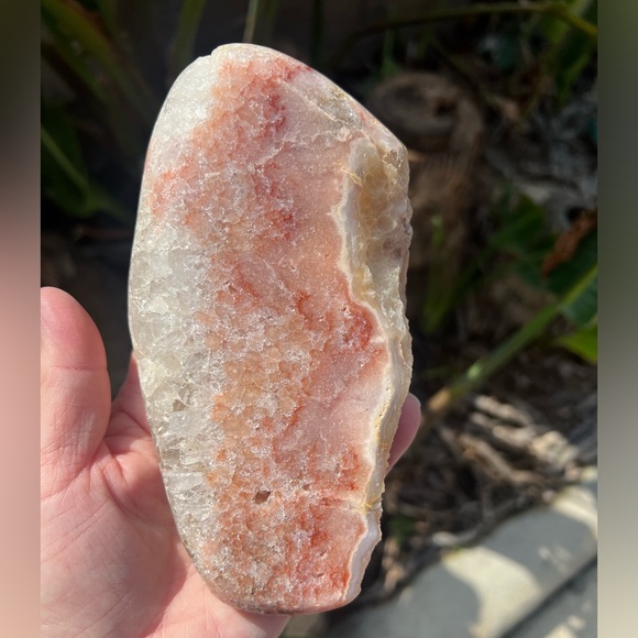 Pink Amethyst Quartz Crystal Slab - Picture 8 of 11